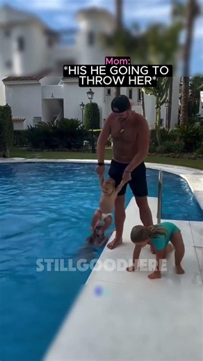 This dad didn't want her to feel left out ❤️