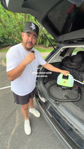 ✅🚗🔥Deep clean without the wires! This cordless green clean machine by BISSELL is a game changer!