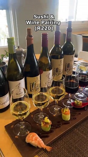 Sushi and Wine Pairing at Kanu Wine Estate