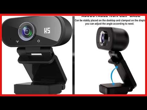 Full HD 1080P Webcam: Clear Video and Easy Setup for Every Need