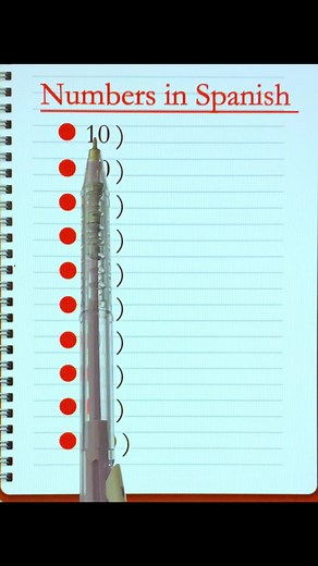 10 to 100 #easyspanish #learnspanish | spanish