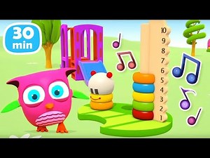 ¡Juega y canta con el Búho Hop Hop! Canciones Infantiles y Dibujos Animados