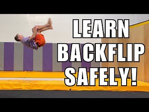 The SAFEST Way to Learn Backflip! (Unorthodox Training Method)!