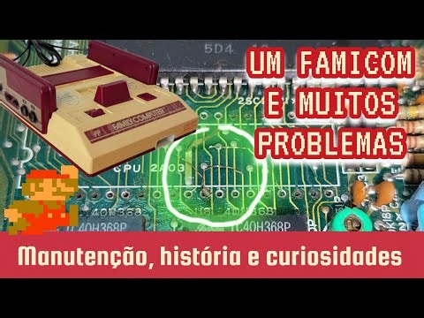 Manutenção completa NINTENDO FAMICOM + história e fatos desse videogame importante e clássico 