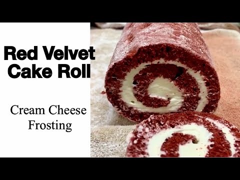 Holiday Cake | Red Velvet Roll!