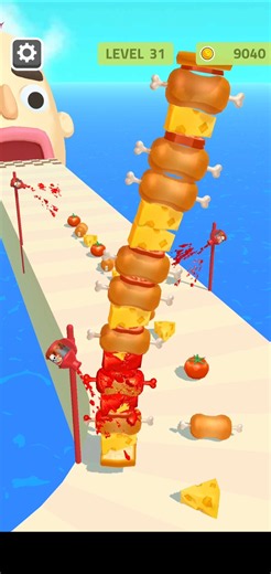 Too much Ketchup on a MEGA Sandwich! #sandwichrunner