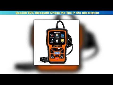 Flash Sale FOXWELL NT301 Car OBD2 Scanner Live Data Check Engine Light Professional Mechanic OBDII•