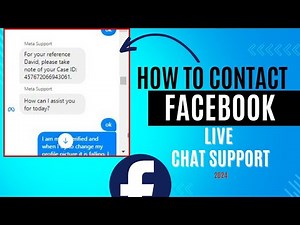 How to contact Facebook live chat support 2024