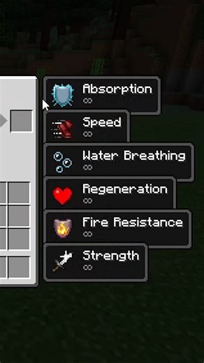 INFINITE Potion effects #minecraft
