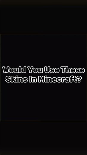 Wait… These Skins Are In Minecraft?! 👀 #shorts