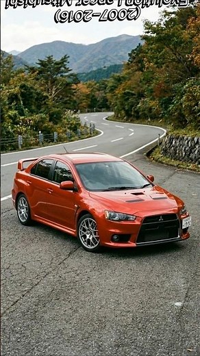 Mitsubishi Lancer Evolution Evolution (1992–2016) 🚗💨 #MitsubishiEvolution #JDM #CarEvolution