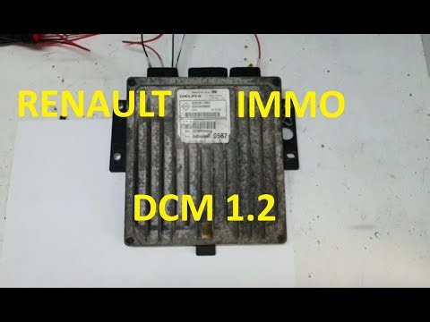 Renault Delphi DCM1.2 motorvezérlő indításgátló kikapcsolása / eltávolítása