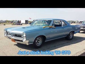 1966 GTO drag race test run