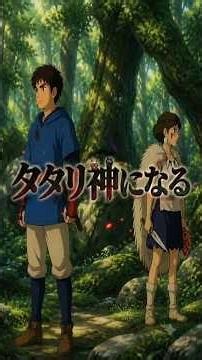 アシタカ「タタリ神になるとこだった」#もののけ姫 #ジブリ #shorts #アニメ