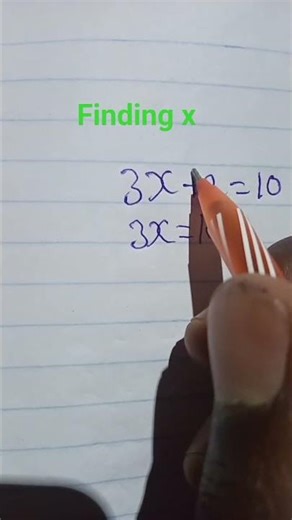 how to calculate and find x in an equation