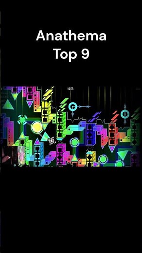 Epic Anathema Run #geometrydash #gd #anathema #fnaf #hard #difficult #timing #games #shorts