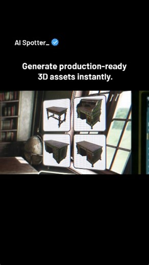 AI | Future | Tech on Instagram: "Comment '3D' for link Say hello to Amara — AI-powered 3D worldbuilder that builds environments & assets using simple text or voice commands. creators build 3D worlds, environments & assets using natural language — even voice prompts. Convert images to 3D, tweak scenes in real time, and export everything straight to engines like Unreal Engine. So guys 👋 •Generate worlds •Turn images into 3D objects •Edit in real-time •Export to Unreal Engine & more •Your ideas, 