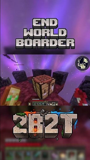 my first End Gateway on 2b2t 🌀 #Minecraft #2b2t #EndWorldBorder