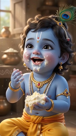 🌿 Shri Krishna Divine AI Video 💙 | Murli Wale Kanha ❤️ | Radha Krishna Status #shorts