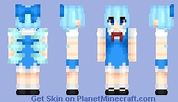Cirno (チルノ) | Touhou (東方) Project Minecraft Skin