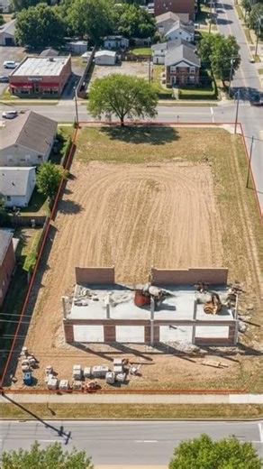 From Empty Land to Shop House in Seconds #architecture #beforeafter
