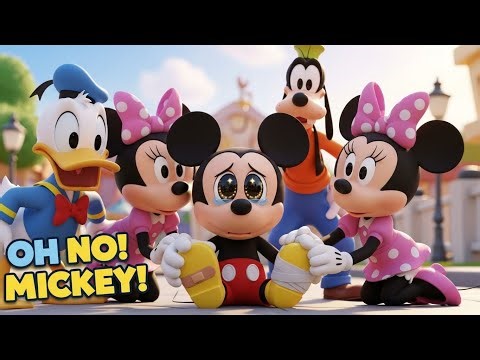 Mickey Mouse Got Hurt 😢 | A Heartwarming 3D Cartoon Story for Kids