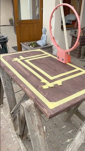 I build basketball hoop from wood #woodwork #diy #woodworking #basketball