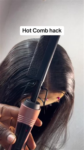 Achieving Flat Closures: Hot Comb Hair Tips