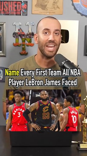 NAME THE NBA ALL FIRST TEAM PLAYERS LEBRON FACED IN THE PLAYOFFS FROM 2011-2018! #fyp #NBA #lebronjames #basketball #game | Makeshifthoops