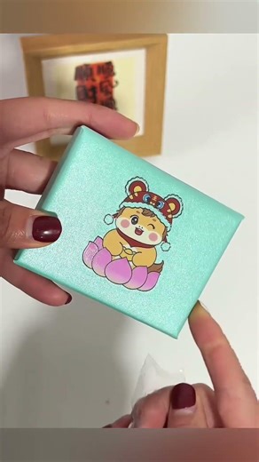 Cute Crystal Label for Gift Boxes | Waterproof and Durable Finish.#smallbusiness #diy #giftbox#label