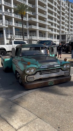 1959 Chevy Viking bagged and powered by a 24V Cummins #sickslammedtrucks #baggedtrucks #cumminspower | SICK Slammed Trucks