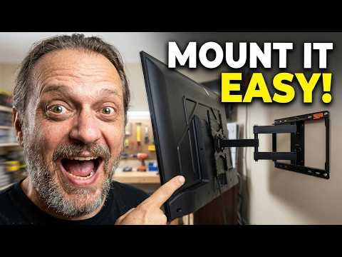 Installing USX MOUNT Full Motion TV Wall Mount for 47 to 92 inch TVs