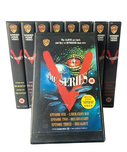 Complete "v" Series Episodes 1 - 19 VHS Tapes Sci Fi Alien Series Vintage - Etsy Canada