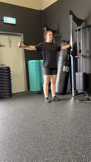 Single arm cable reverse fly