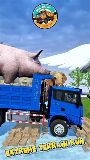 Can it pass? Heavy truck test | MudRunner New Mods Eps 42