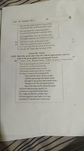 ENGLISH QUESTION PAPER 2 SEMESTER 9 STD B SET 2026 #questionpaper #questionpaper