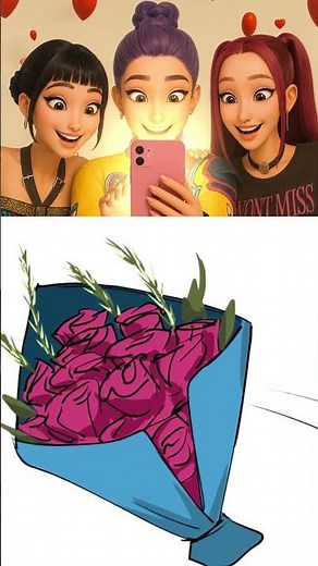 Rumi, Mira, and Zoe react to an angry Mira 🤣