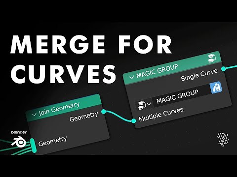 Join Curves End to End using Geometry Nodes - Blender Tutorial