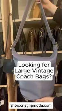 Large Sized Vintage Coach Bags