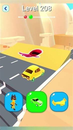 🔥 Shape - Shifting & Transform The Character 👀 Level - 208 #shapeshifting #gameplay #shorts #viral