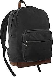 Rothco Vintage Canvas Teardrop Backpack - Classic Style with Leather Accents