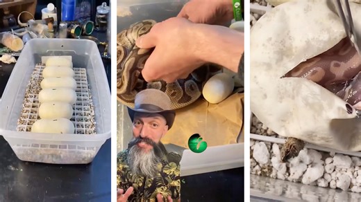 Let's hatch baby ball pythons!