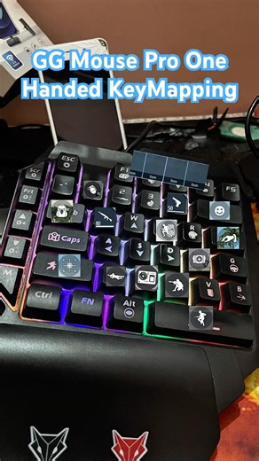 One Handed Keyboard Mapping || GG Mouse Pro Best key- Mapping#gaming#ggmousepro#freefire
