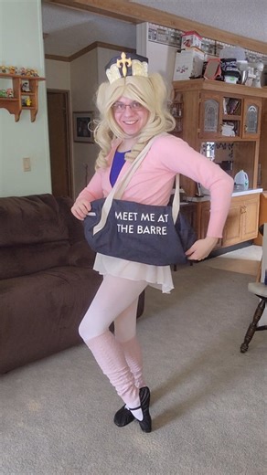 Looks like Barbara has got everything good to go and ready for her to return to her Ballet classes as we speak. 😉❤️👍🩰 Royal Blue Ballet Leotard by @capezio White Dance Tights bought at @discountdance Black Ballet slippers by Bloch Wig by @fmanime Wrap Skirt, Leg Warmers and Wrap Sweater bought off of @amazon #genshinimpact #cosplay #barbara #ballet #balletcosplay | Ackley Attack TV