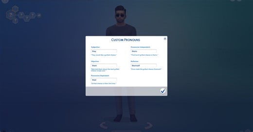 The Sims 4 Introduces New Customizable Pronouns Feature