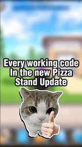 Every active code in the new pizza stand update #roblox #restauranttycoon3 #fyp