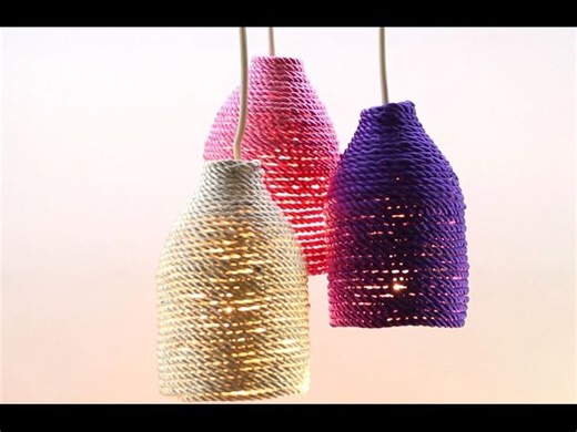 Transform a plastic bottle into a stylish lamp