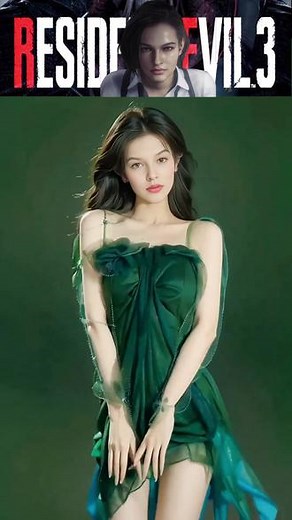 吉尔真人ai舞动生化危机3重制版 ##又美又飒 ##绝美 ##热舞 ##生化危机3##吉尔cos