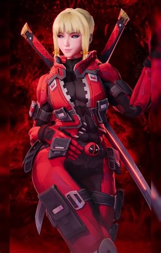 Stellar Blade - Eve - Marvel Rivals Deadpool Outfit Mod