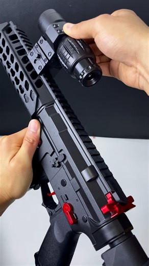 This is an MCX serial toy gun.#airsoft #gelblaster #toys